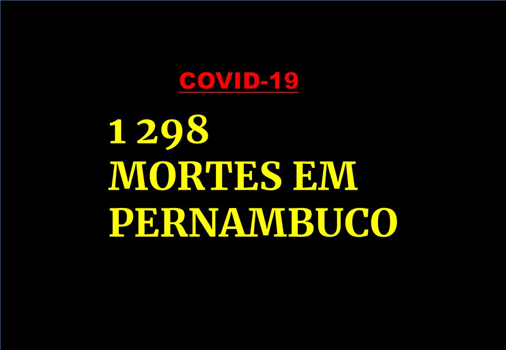 Com mais 74 óbitos, Pernambuco soma 1 298 mortes pela Covid-19