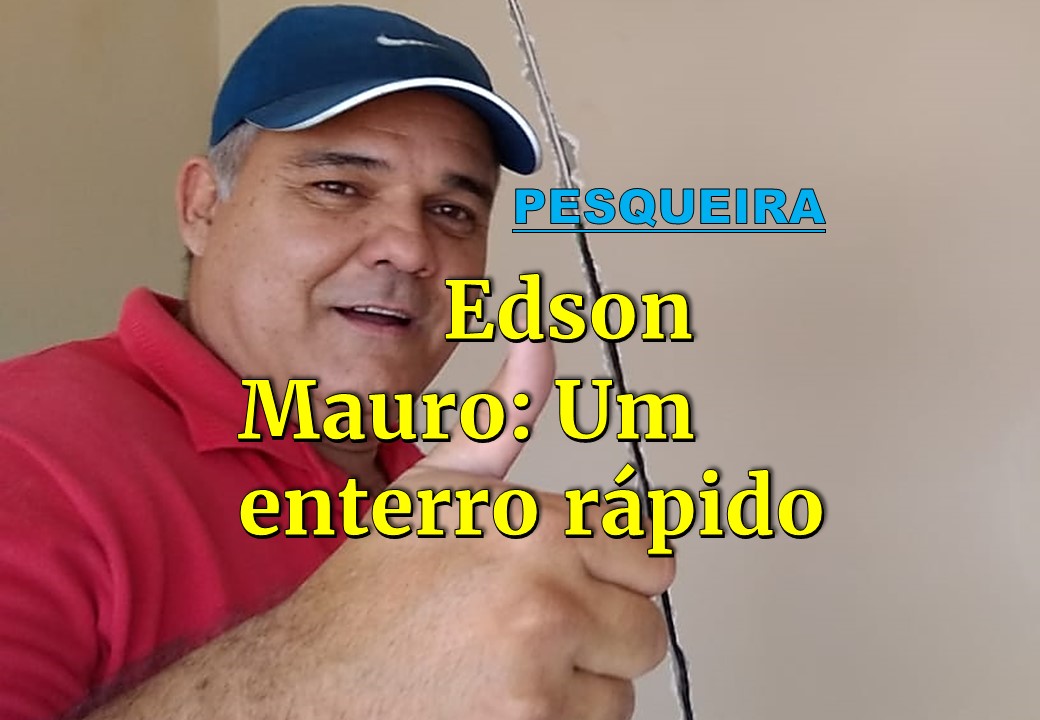Edson Mauro, um enterro rápido, ontem em Pesqueira.
