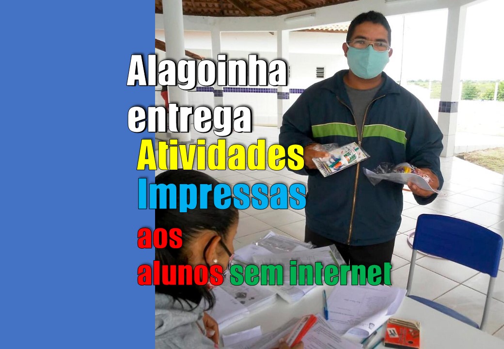 Alagoinha disponibiliza atividades impressas para crianças sem acesso à internet