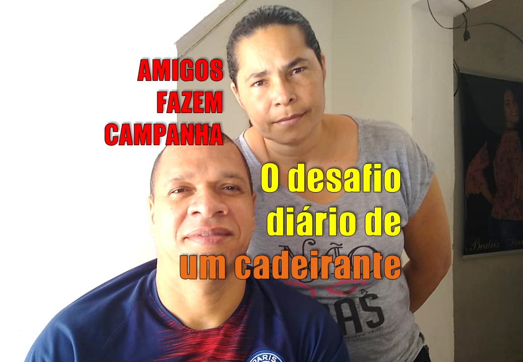 Os obstáculos de um cadeirante. Amigos de Jaílson fazem campanha para compra de cadeira de rodas motorizada