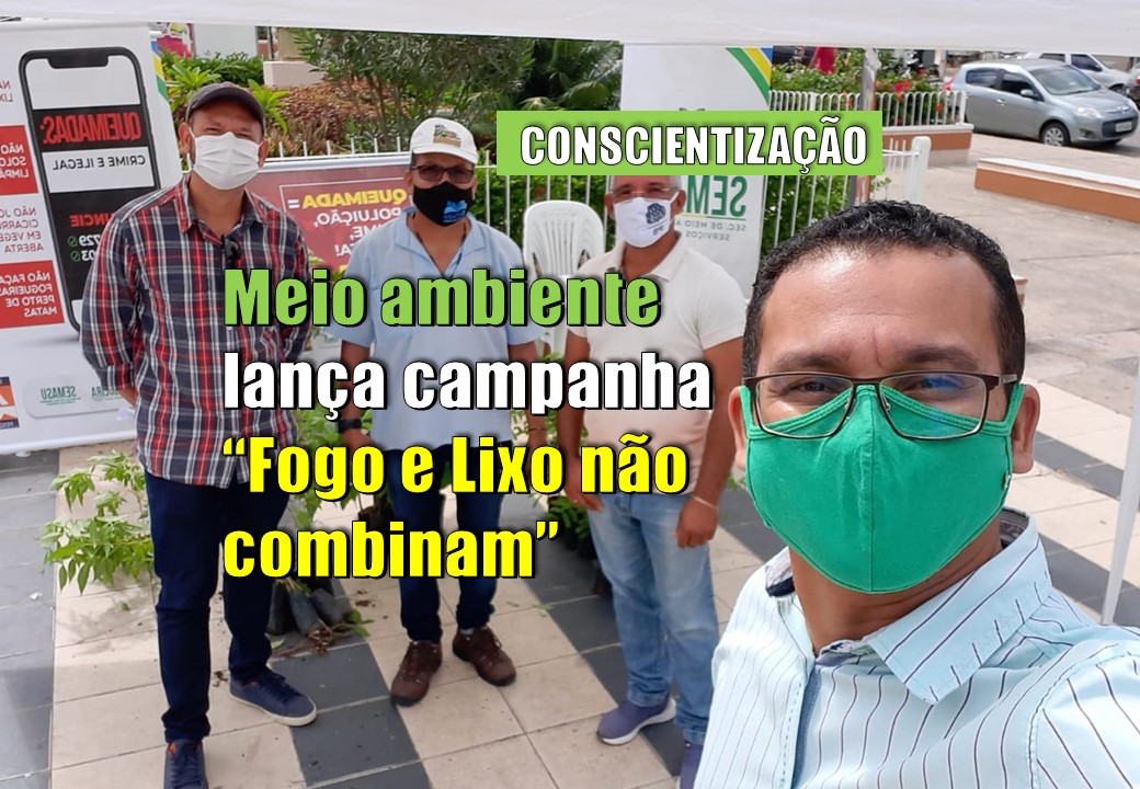 AÇÃO | Secretaria de Meio Ambiente de Pesqueira lança campanha “Fogo e Lixo não combinam”