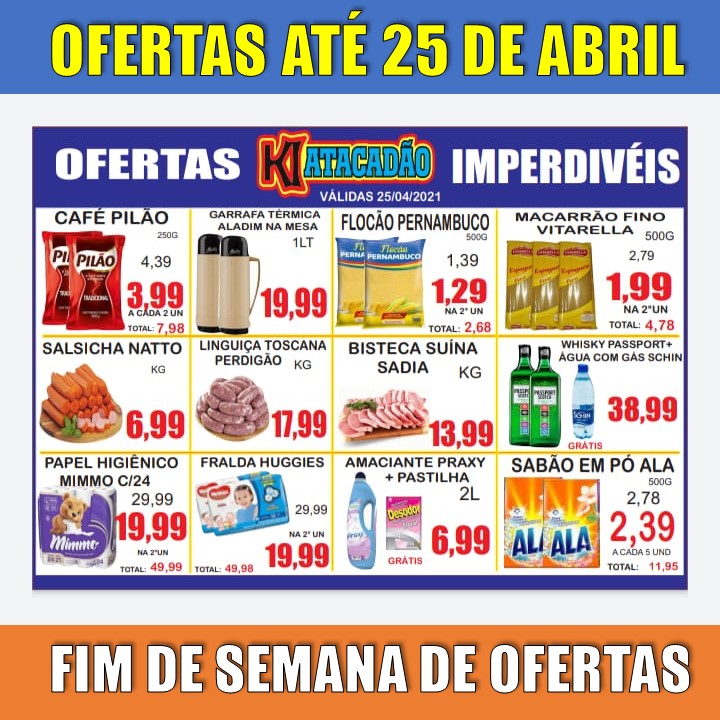 KIATACADÃO | Final de Semana de Ofertas no KIATACADÃO, em Pesqueira