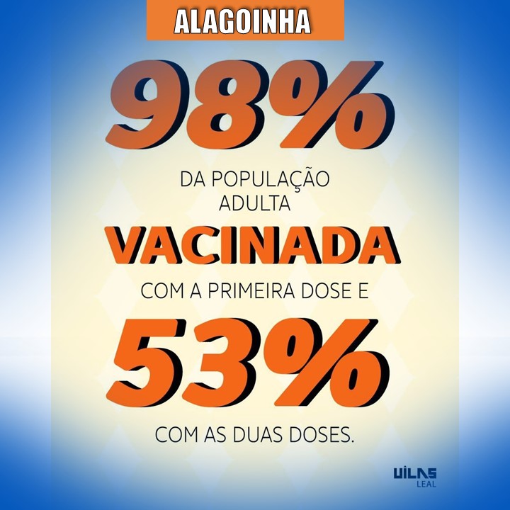 ALAGOINHA | Cidade do Agreste de Pernambuco chega a 98% da população adulta vacinada