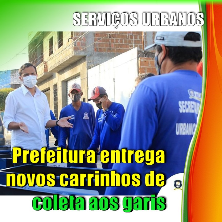 GARIS | Alagoinha entrega novos carrinhos de coleta de lixo