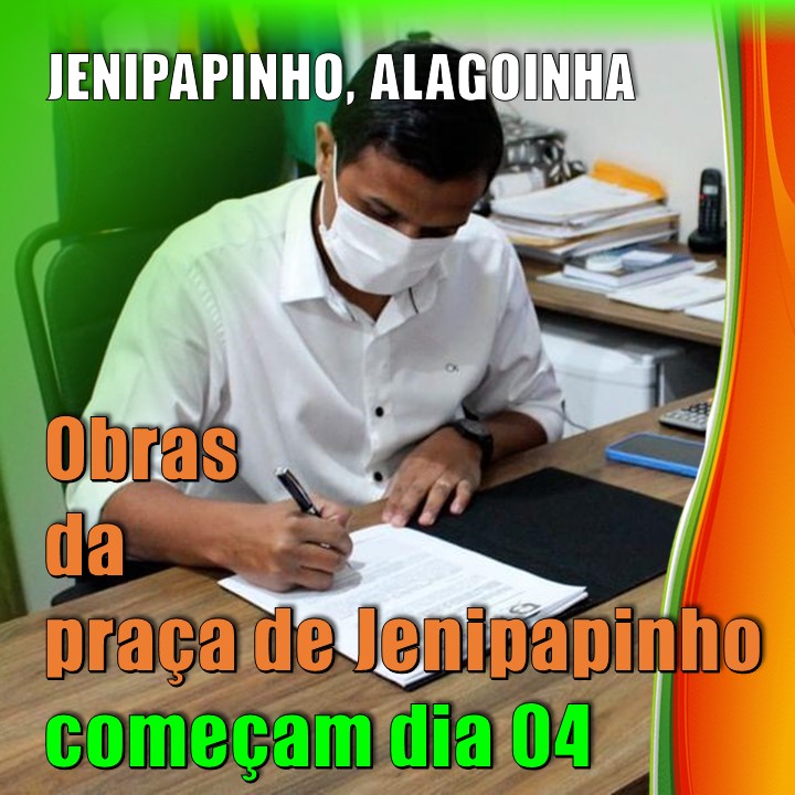 DESENVOLVIMENTO | Povoado de Jenipapinho, em Alagoinha, terá excelente praça. Obras começam dia 04