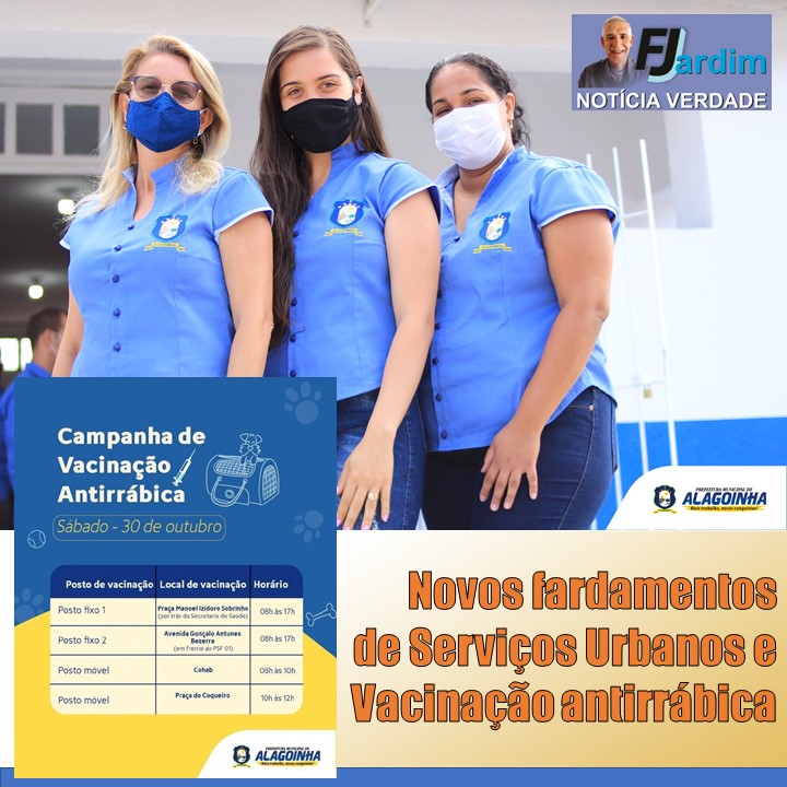 ALAGOINHA | Novos fardamentos da Secretaria de Serviços Urbanos e Vacinação Antirrábica