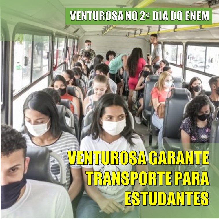 ENEM 2ª PROVA | Venturosa garante mais uma vez transportes para os estudantes
