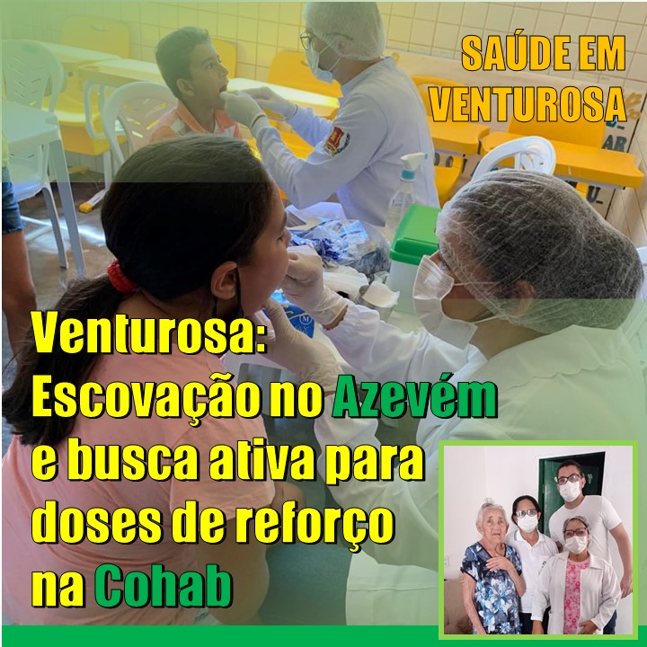 SAÚDE | Venturosa realiza duas ações importantes de Saúde no Azevém e na COHAB