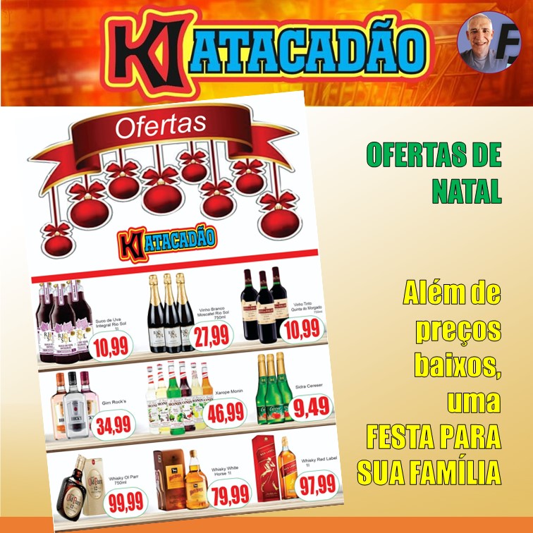 NATAL NO KI-ATACADÃO | VEJA AS OFERTAS DE ESPUMANTES, VINHOS E DRINKS PARA SUA FESTA
