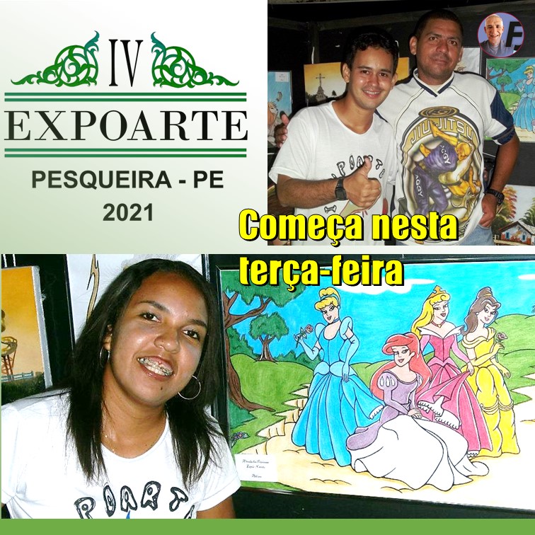 ARTES | Expoarte 2021 será na Praça Dom José Lopes a partir de terça-feira, dia 21, em Pesqueira