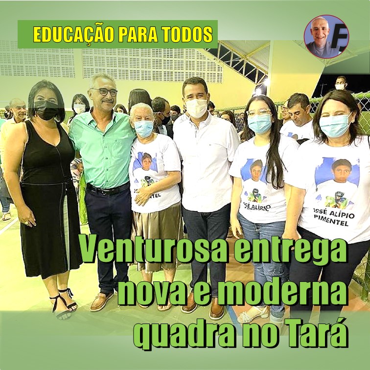 VENTUROSA | Inauguração de moderna quadra poliesportiva na comunidade do Tará