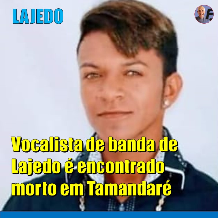 MORRE CANTOR | Sandoel, da Banda Olhar de Gato, que estava desaparecido desde sábado (1º de janeiro), foi encontro morto em Tamandaré (PE)