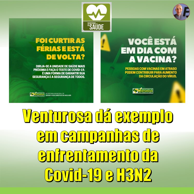 COVID-19 E H3N2 | Venturosa, no Agreste de Pernambuco, dá exemplo no enfrentamento das duas doenças respiratórias