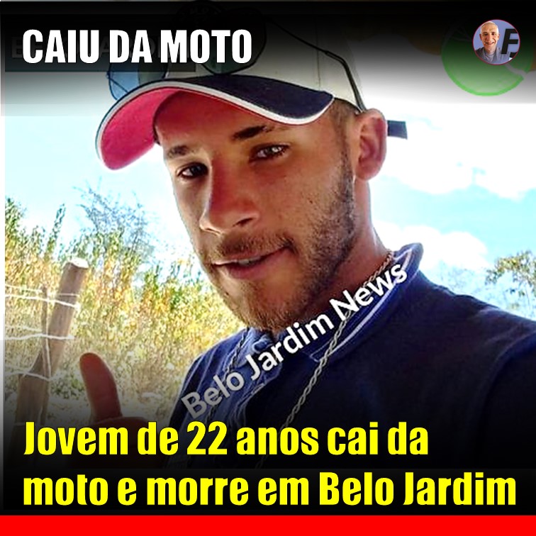 MORTE | Belo Jardim ainda chocada com a morte de jovem de apenas 22 anos