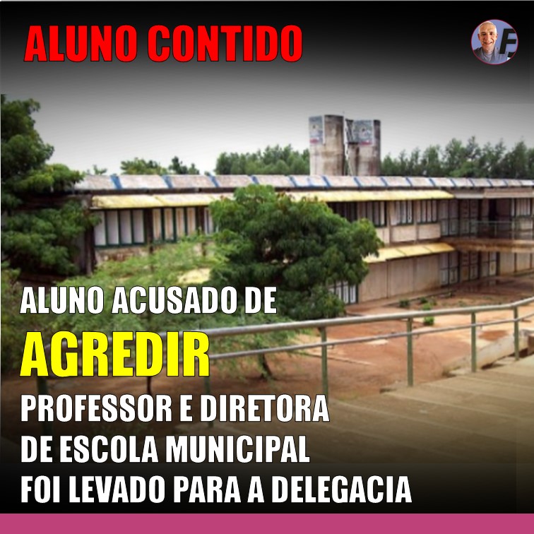 REVOLTA | Ganha repercussão caso do aluno adolescente que levado para a delegacia após agredir professor e diretora de escola municipal, em Garanhuns
