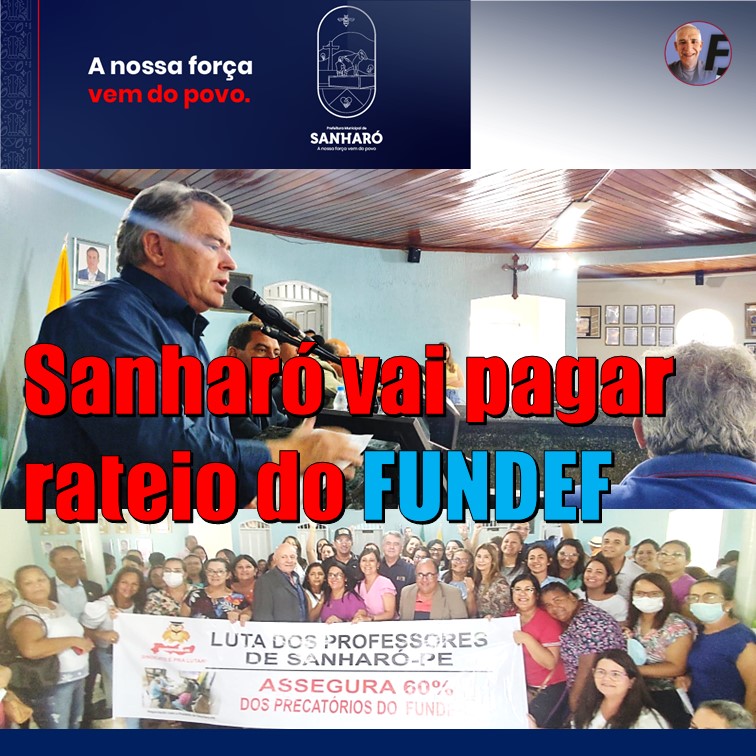 SANHARÓ | Câmara de Vereadores aprova rateio de precatórios do Fundef. Votação foi hoje. Professores festejaram
