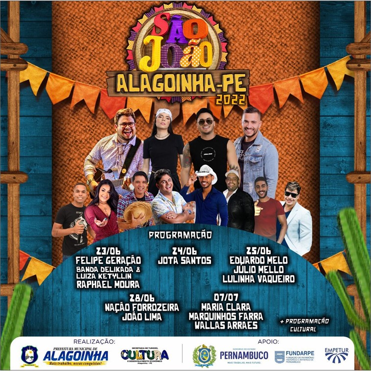 ATRAÇÕES | Festa de São João em Alagoinha com excelente programação