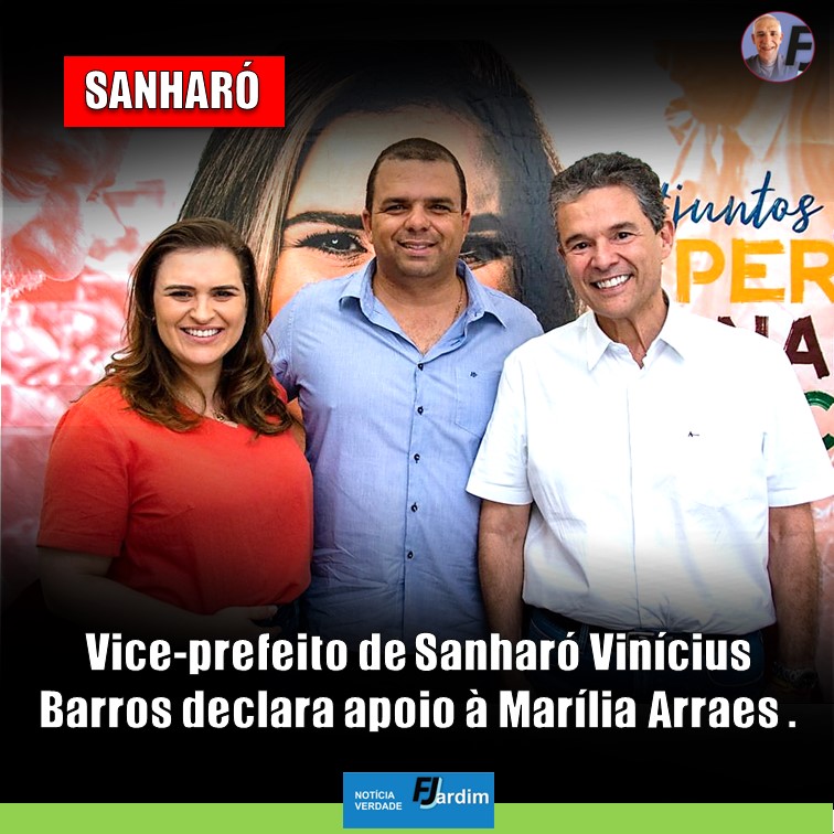 MAIS E MAIS APOIOS | Vice-prefeito de Sanharó declara apoio à Marília Arraes