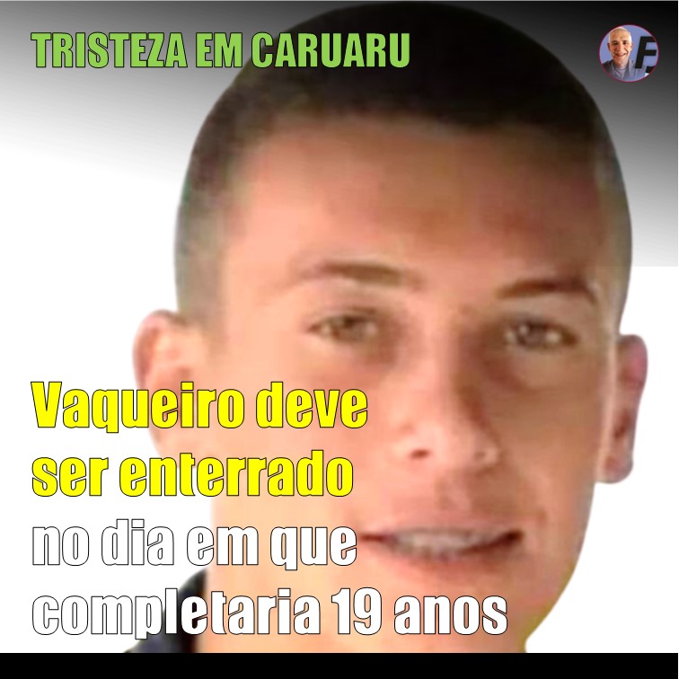 AFOGAMENTO | Vaqueiro deve ser sepultado no dia em que ia completar 19 anos, em Caruaru