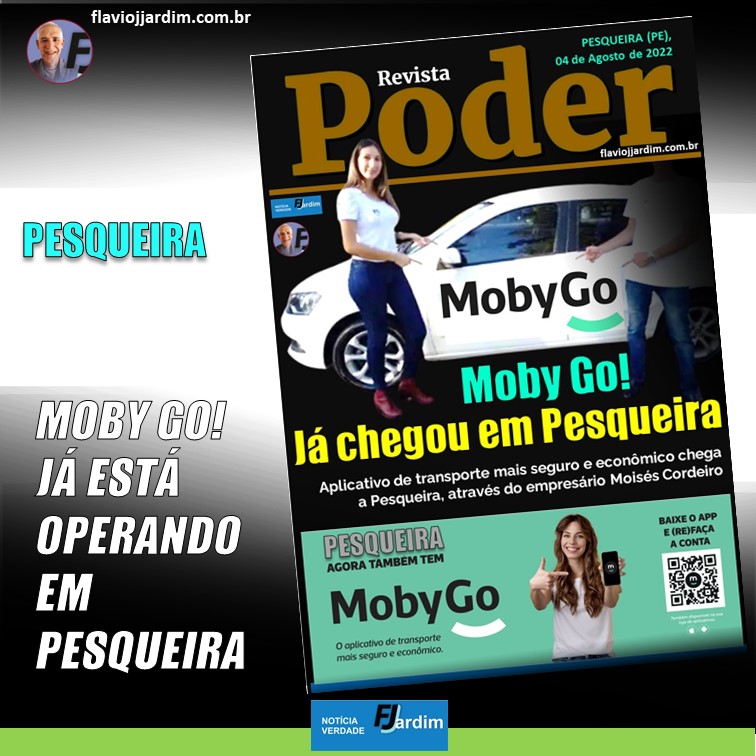 MOBY GO! | Já chegou em Pesqueira. Transporte de aplicativo rápido, fácil e prático. Baixe o aplicativo