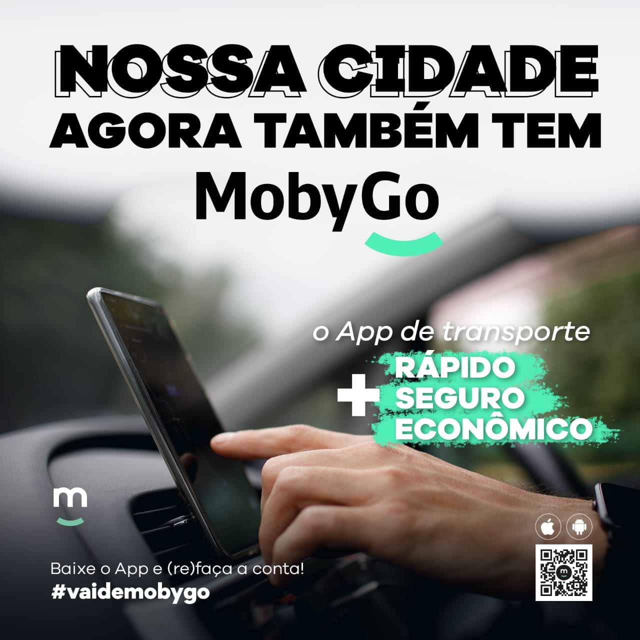 MOBYGO! | Já chegou em Pesqueira. Transporte de aplicativo rápido, fácil e prático. Com novo instagram @mobygopesqueira