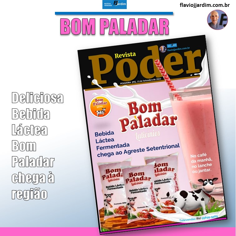BOM PALADAR | Bebida Láctea Fermentada de ótima qualidade chega ao agreste setentrional. “Nossa bebida Láctea Fermentada, uma verdadeira delícia”.