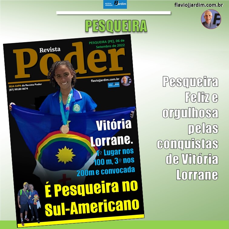 VITÓRIA LORRANE | Atleta Pesqueirense é 1º Lugar nos 100m, 3º nos 200m e foi convocada para o Sul-Americano