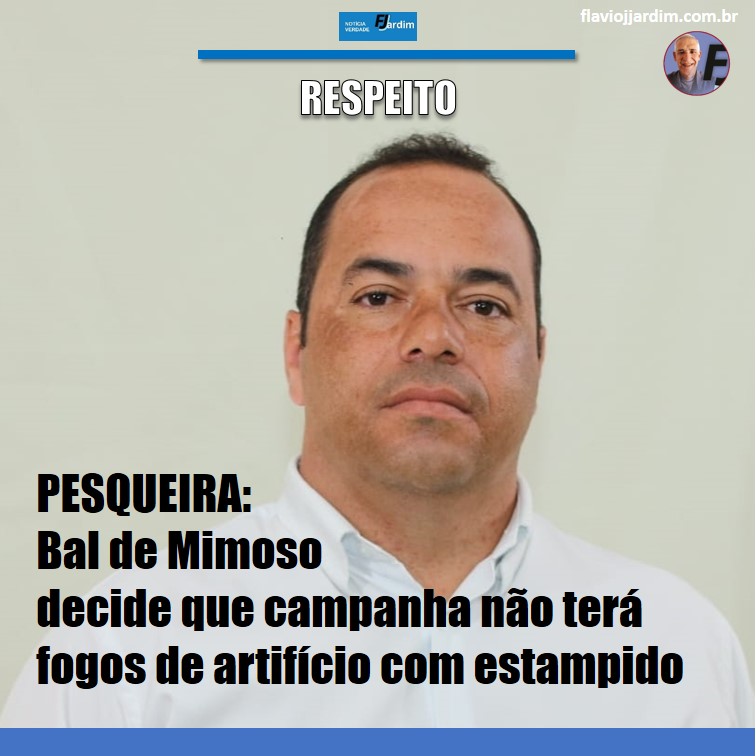 RESPONSABILIDADE SOCIAL | Bal de Mimoso decide que sua campanha não terá soltura de fogos de artifícios com estampido