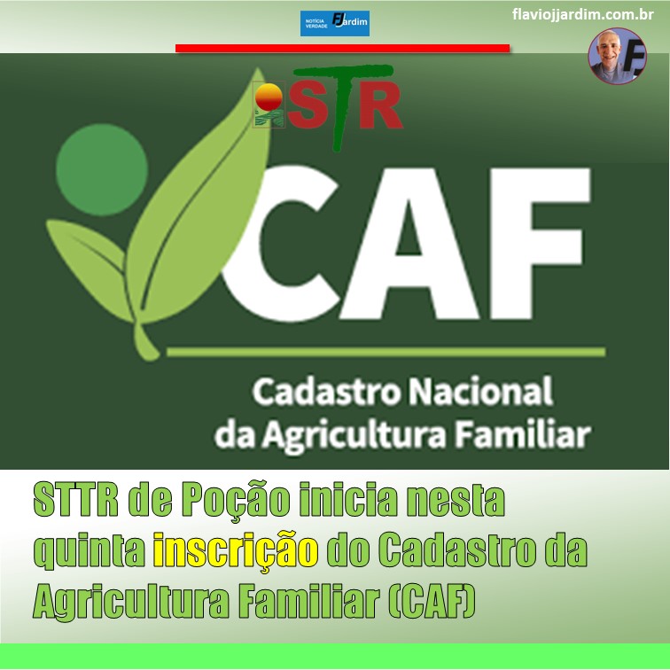 STR POÇÃO | Sindicato dos Trabalhadores Rurais de Poção inicia inscrição do Cadastro da Agricultura Familiar (CAF)