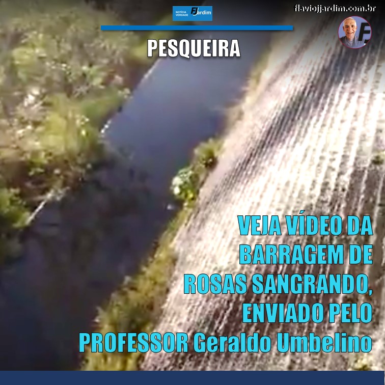 VERTEU | Barragem de Rosas, em Pesqueira, está sangrando. Veja vídeo