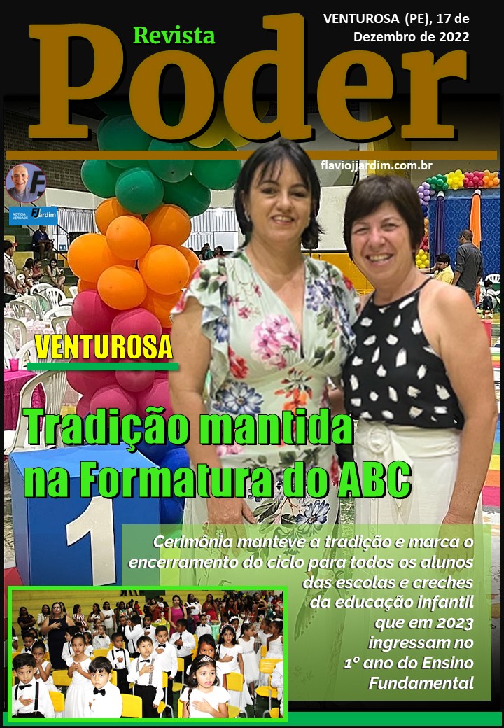 VENTUROSA | Secretaria de Educação promove a formatura de todas as crianças do pré-escolar 2 das escolas municipais e creches