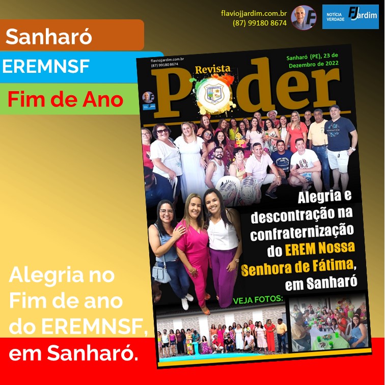 EREMNSF | Confraternização de Fim de Ano traz alegria em Sanharó