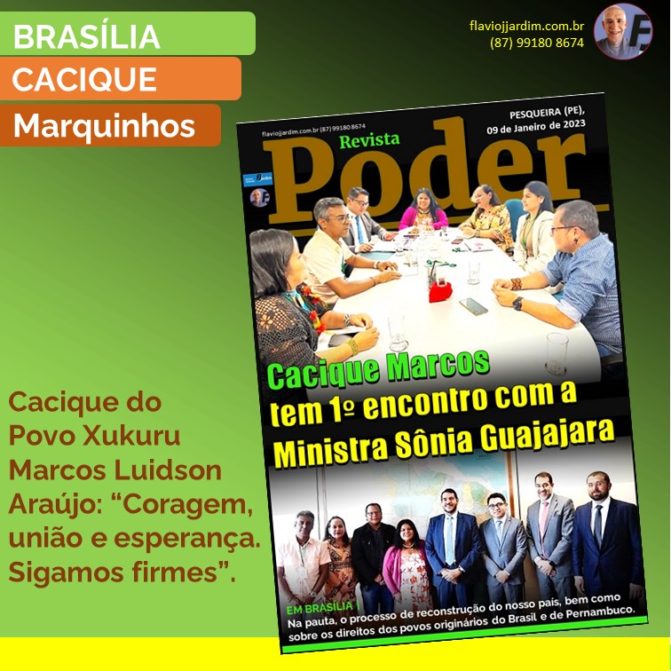 CACIQUE EM BRASÍLIA | Cacique Marquinhos tem primeiro encontro oficial com a Ministra dos Povos Indígenas, Sônia Guajajara