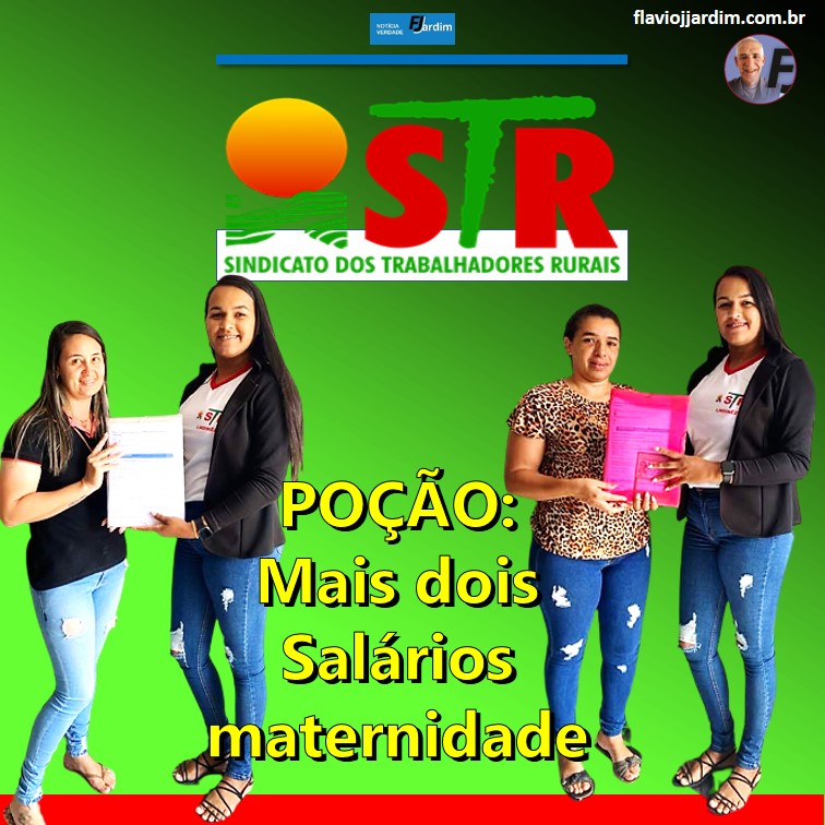 SINDICATO DE POÇÃO | MAIS DOIS SALÁRIOS MATERNIDADE CONCEDIDOS