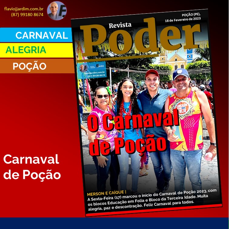POÇÃO | Educação em Folia e Bloco da Terceira Idade animam o início do Carnaval de Poção. Veja slide de fotos