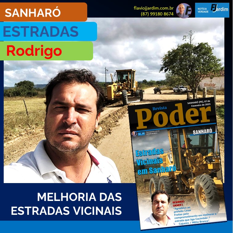 ESTRADAS | Comunidades de Sanharó agradecem a melhoria da estrada rural que liga Cacimbão – Cajueiro e Milho Branco