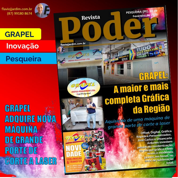 GRAPEL | A MAIOR E MAIS COMPLETA GRÁFICA DA REGIÃO. Offset, Digital, Gráfica Rápida e Personalizados