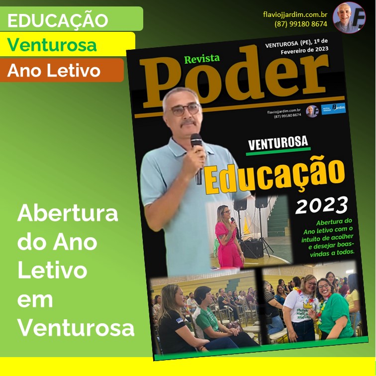 VOLTA ÀS AULAS | Educação de Venturosa faz abertura oficial do ano letivo de 2023. Veja vídeo e fotos
