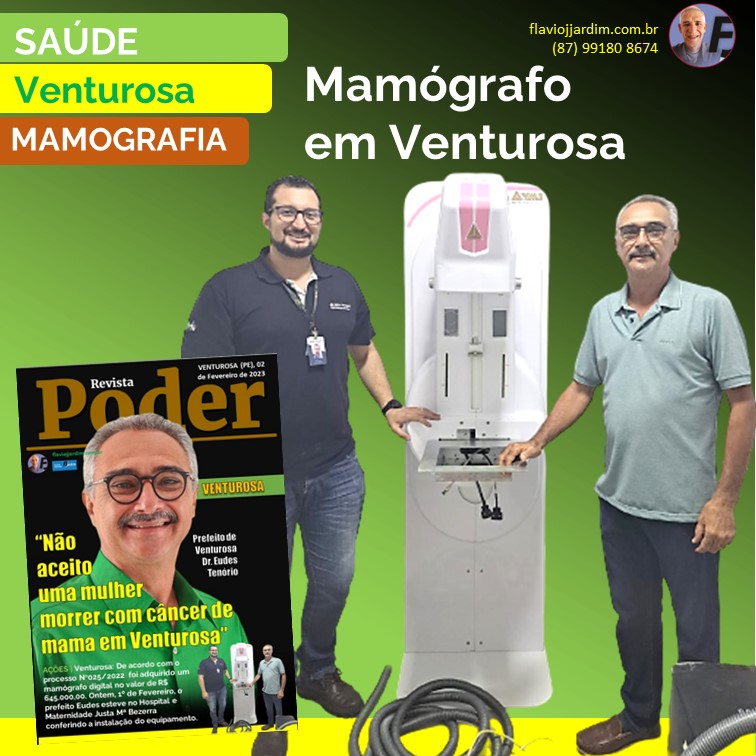 SAÚDE EFICAZ | “Não aceito uma mulher morrer com câncer de mama em Venturosa”, diz o prefeito Eudes Tenório