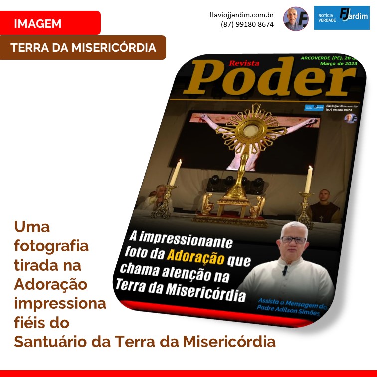 IMAGEM INCRÍVEL | Uma fotografia tirada na Adoração impressiona fiéis do Santuário da Terra da Misericórdia