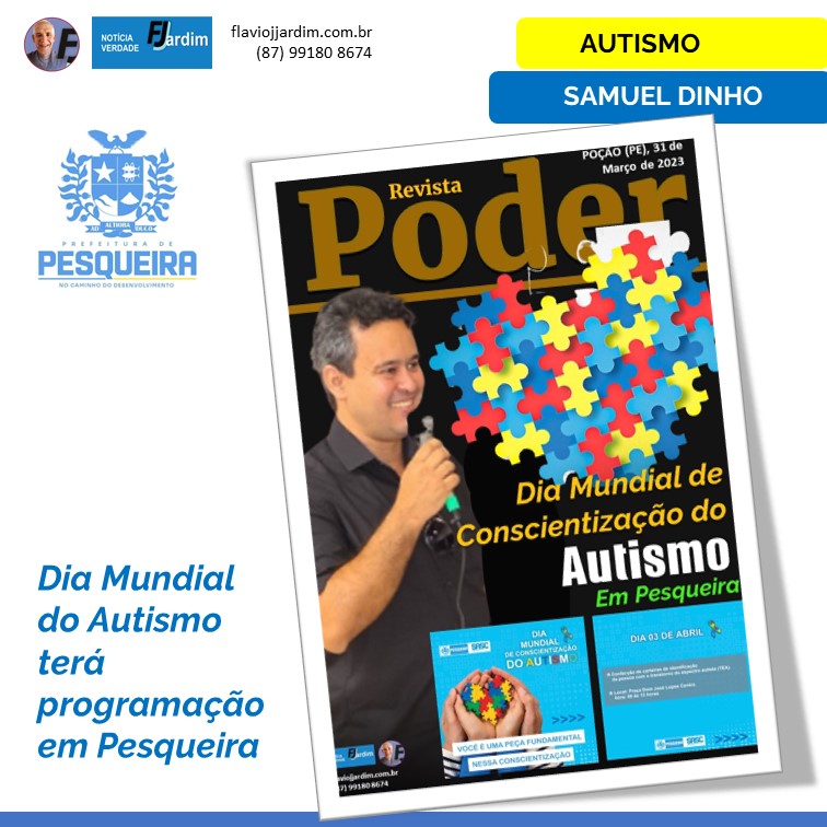 SASC | Dia Mundial do Autismo terá programação em Pesqueira