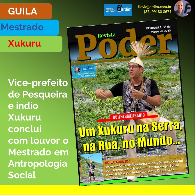 GUILHERME ARAÚJO | “O Ser Xukuru do Ororubá em campos relacionais: na Serra, na Rua, no Mundo”