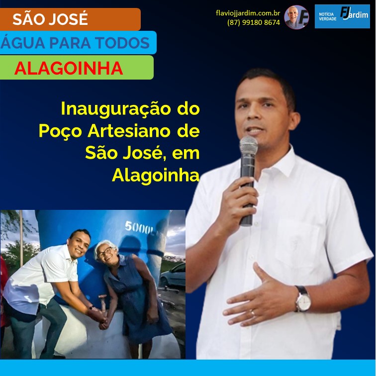 ALAGOINHA | Uilas Leal entrega Poço Artesiano na comunidade de São José, zona rural de Alagoinha