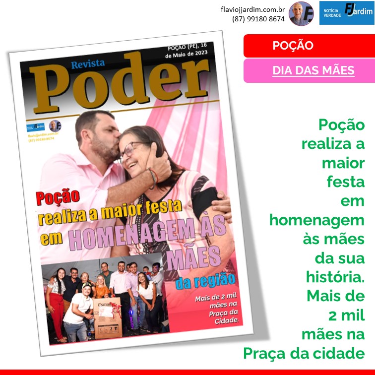 MÃES | Poção realiza a maior festa em homenagem às mães da sua história. Mais de 2 mil mães na Praça da cidade