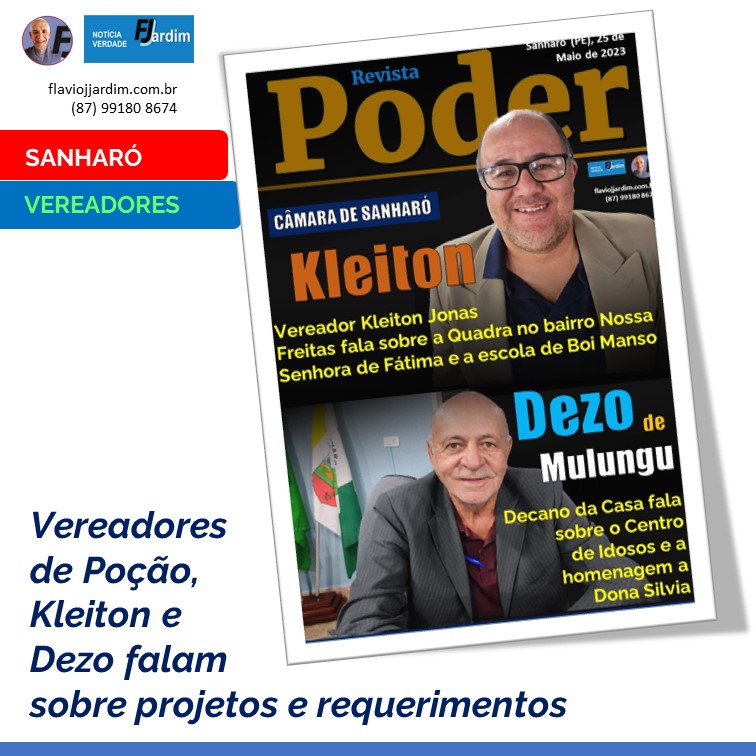 DEZO E KLEITON | Kleiton: Quadra de Nossa Senhora de Fátima e Escola de Boi Manso. Dezo: Centro de Idosos e homenagem