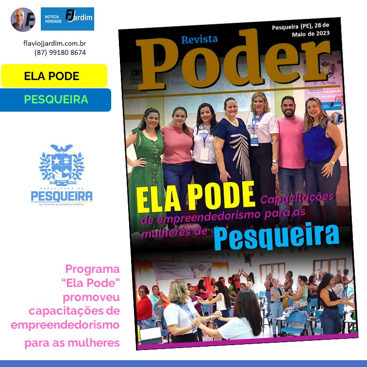 SASC E MULHER | Programa “Ela Pode” promoveu capacitações de empreendedorismo para as mulheres de Pesqueira