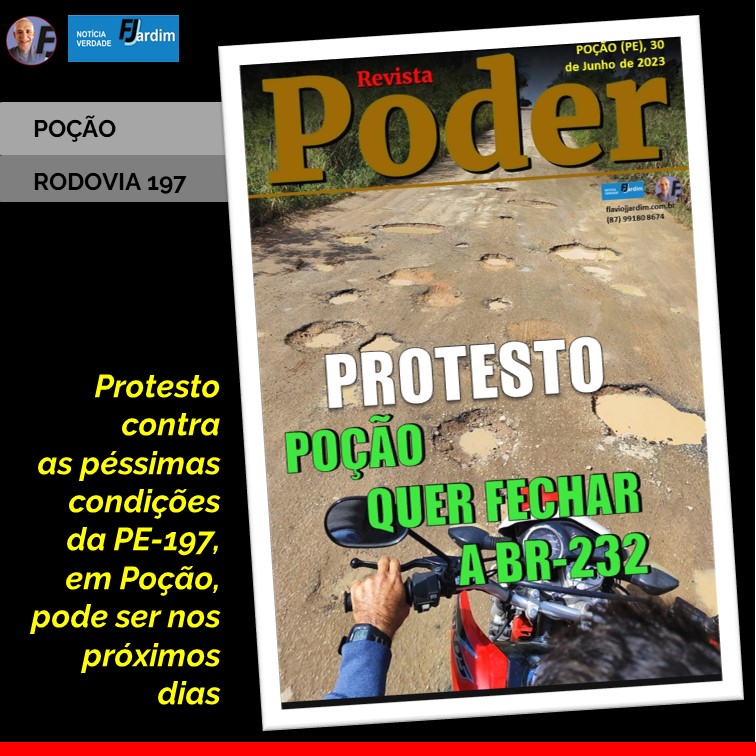 PE-197 | MORADORES DE POÇÃO QUEREM FECHAR BR-232 EM PROTESTO CONTRA AS PÉSSINAS CONDIÇÕES DA RODOVIA 197. Veja fotos da estrada