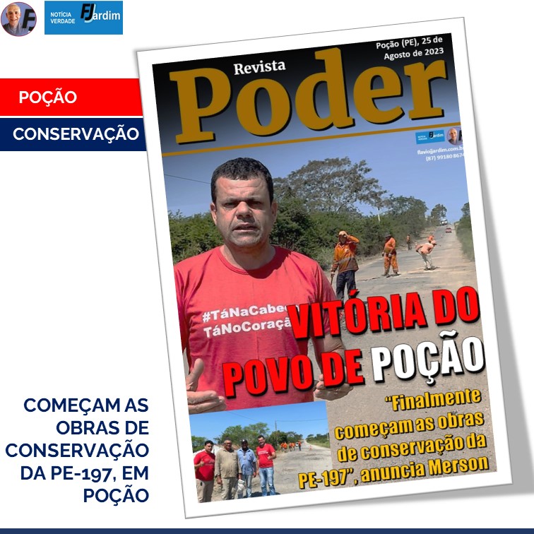 MERSON | FINALMENTE, COMEÇA A CONSERVAÇÃO DA RODOVIA PE-197, QUE LIGA PESQUEIRA A POÇÃO