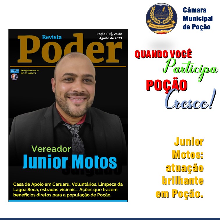 VEREADOR JUNIOR MOTOS | Trabalho incansável em prol do bem-estar da população de Poção