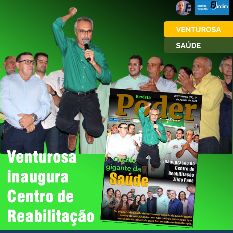 VENTUROSA | O Salto Gigantesco da Saúde em Venturosa. Dr. Eudes Tenório inaugura o Centro de Reabilitação Zildo Paes